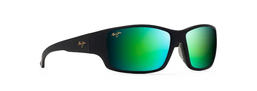 Maui Jim Local Kine Sunglasses [cl:soft Black - Green Mirror]
