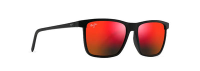 Maui Jim One Way Sunglasses [cl:black Matte - Hawaii Lava]