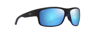 Maui Jim Southern Cross Sunglasses [cl:matte Black - Blue Hawaii]