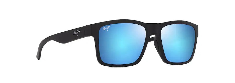 Maui Jim The Flats Sunglasses [cl:matte Black / Blue - Blue]