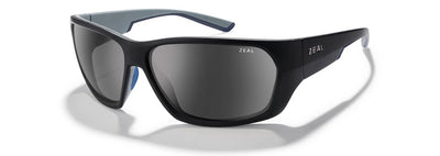 Zeal Caddis Polarised Sunglasses [frame:matte Black Lens:dark Grey]