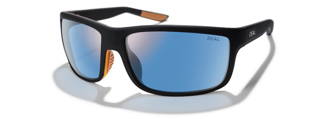 Zeal Redcliff Polarised Sunglasses [cl:pitch Black - Horizon Blu]