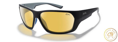 Zeal Caddis Polarised Sunglasses [frame:matte Black Lens:autosun]