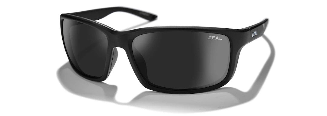 Zeal Confluence Polarised Sunglasses [frame:matte Black Lens:dark Grey]
