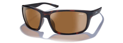 Zeal Confluence Polarised Sunglasses [frame:matte Brown Havana Lens:copper]