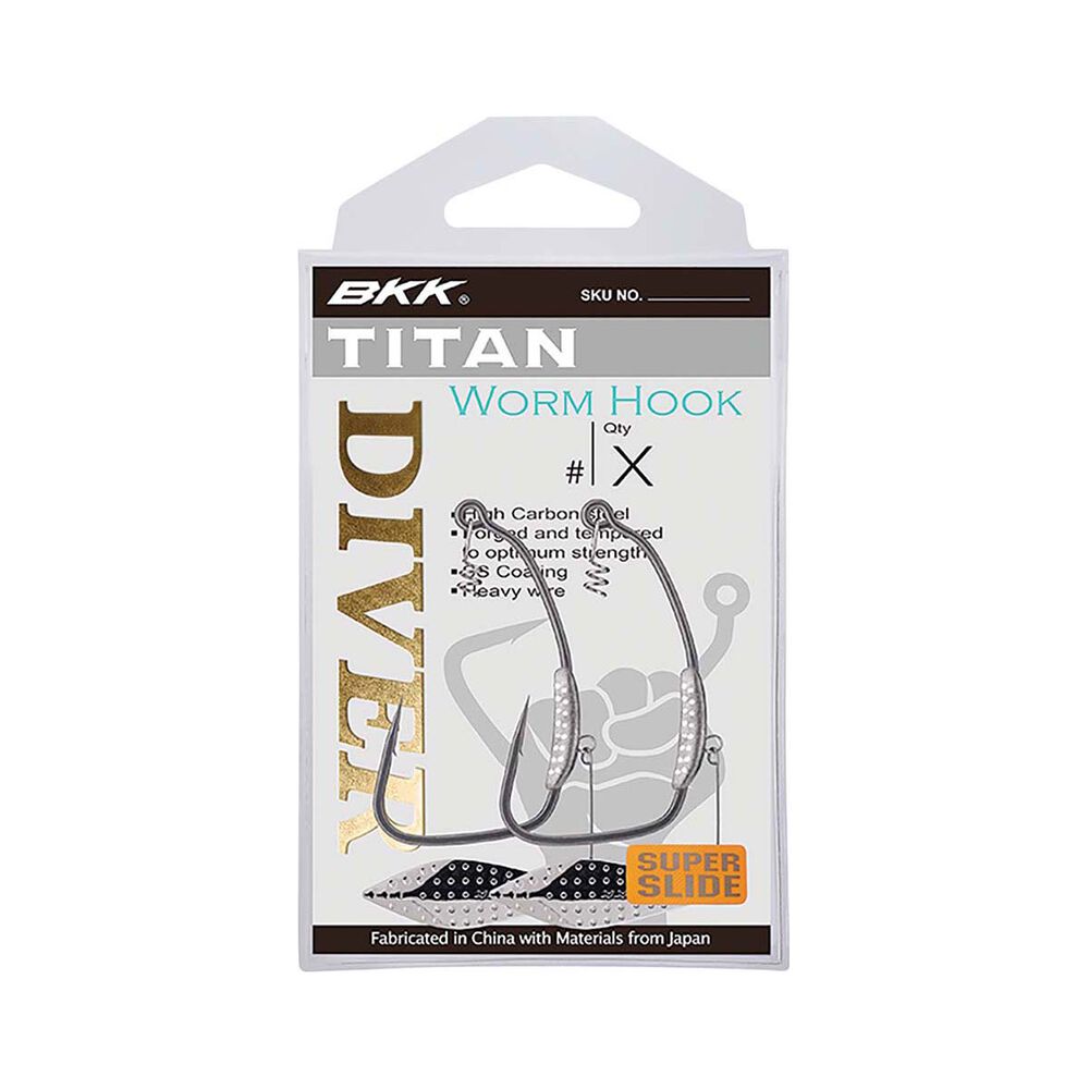 Bkk Titan Diver Worm Hook [sz:1/0 Typ:-]