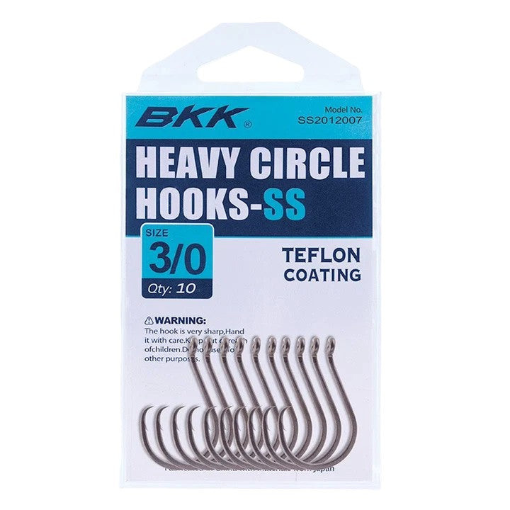 Bkk Heavy Circle Superslide Hooks [sz:9/0 - Qty 4]