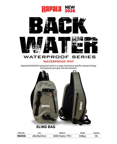 Rapala Back Water Water Proof Series Sling Bag