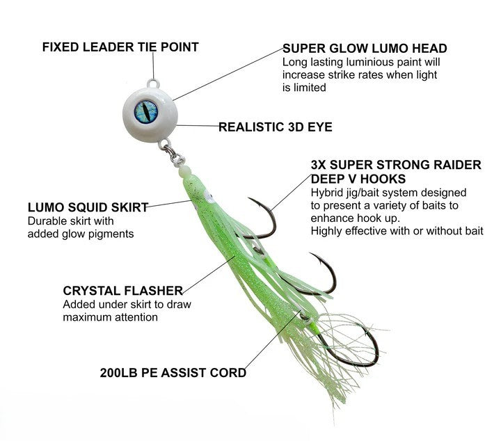 Berserker Meathead Jig 60g [cl:glow Pink]