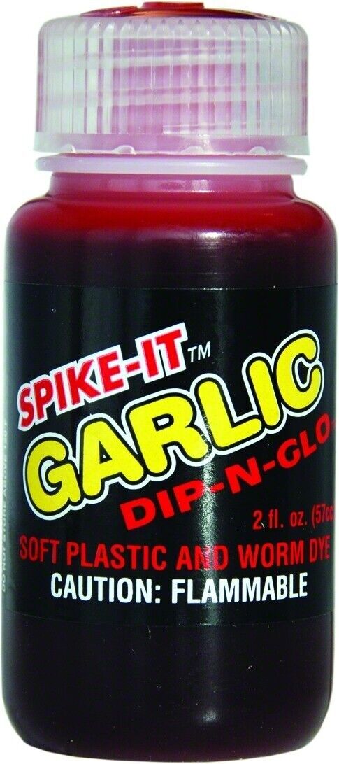Spike-it Dip N Glo Lure Garlic Scent [cl:fire Red]