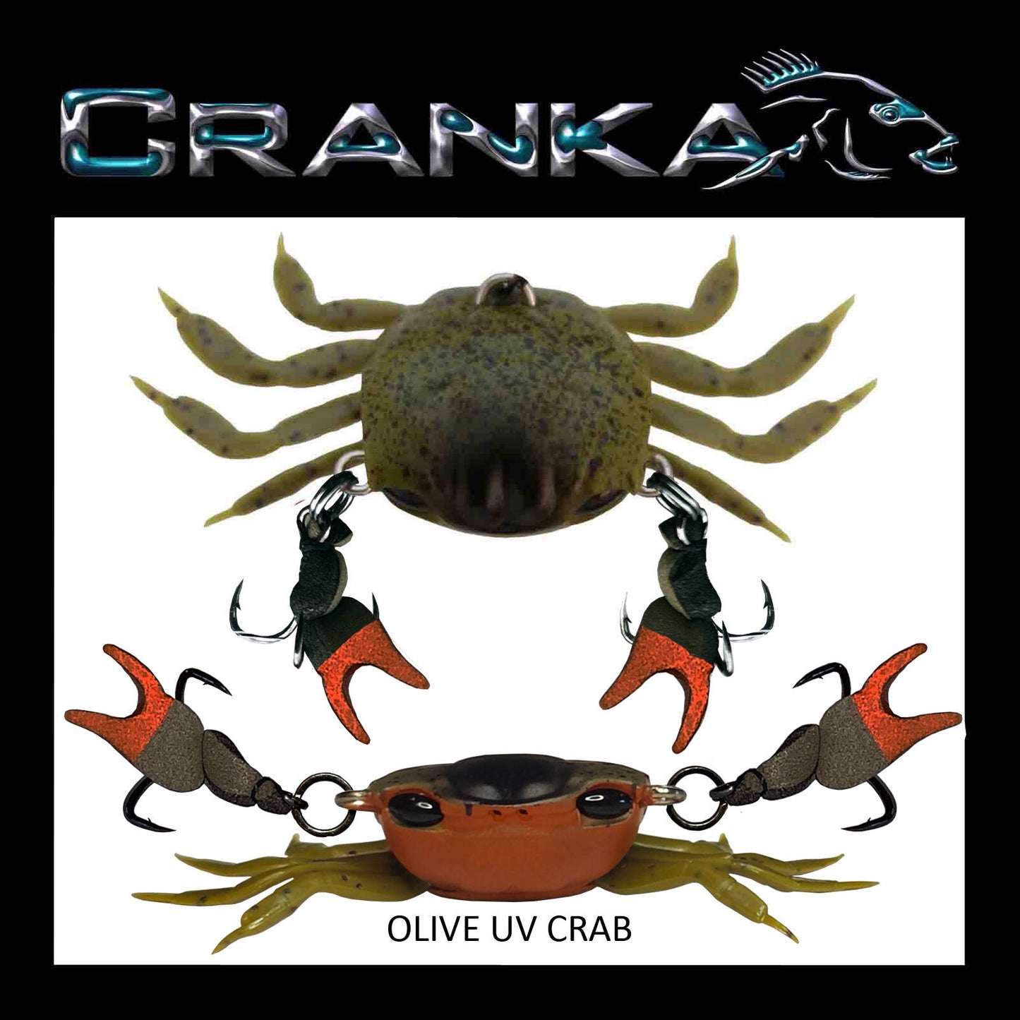 Cranka Crab Treble Hook 50mm 5.9g [cl:olive Uv]
