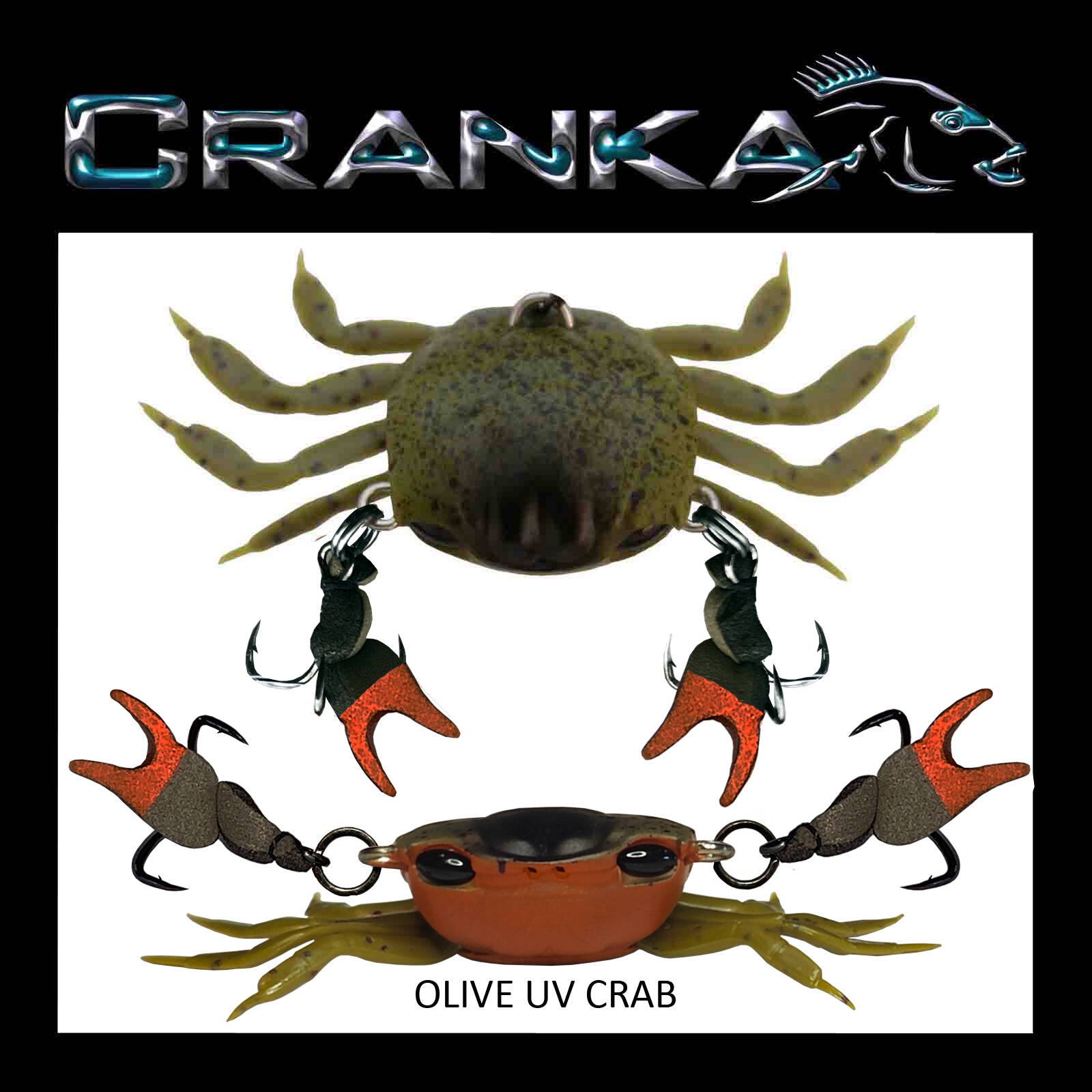 Cranka Crab Treble Hook 50mm 5.9g [cl:olive Uv]