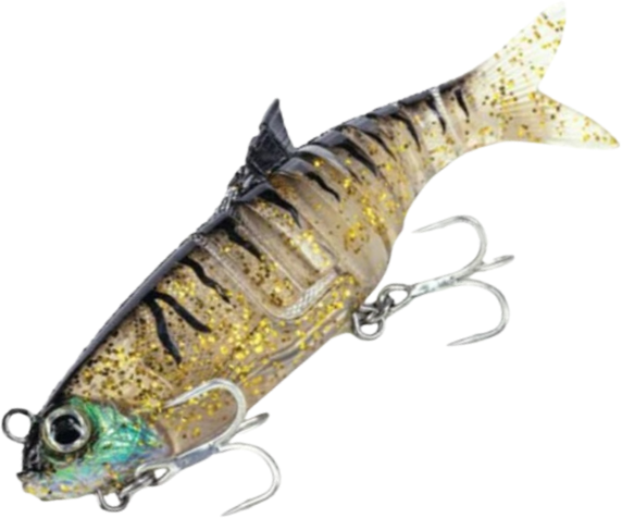 Molix Swim Shad 150 Barra Special Swimbait Lure [cl:#321 -  Black Gold Tiger]