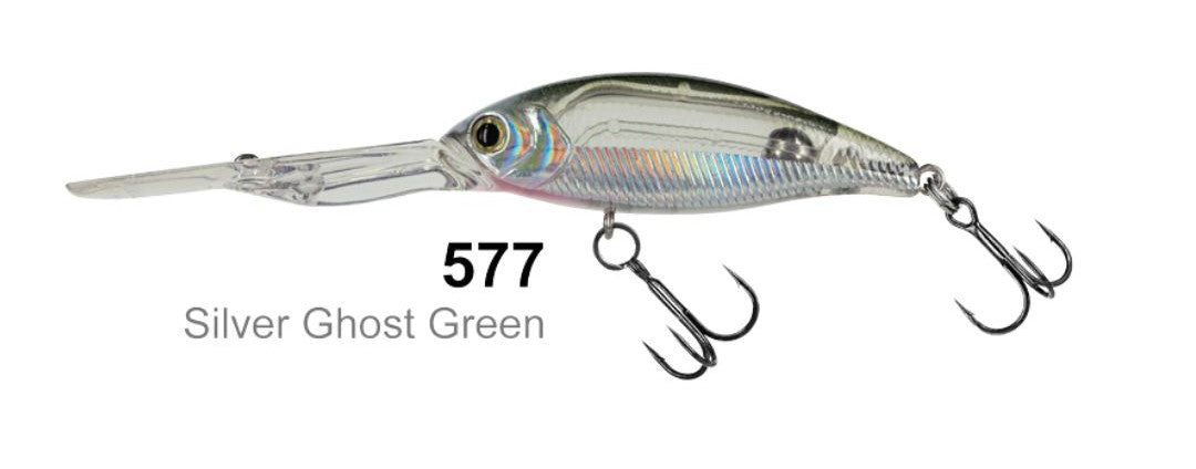 Molix Smx-35 55mm Crankbait Lure [cl:#577 - Silver Ghost Green]