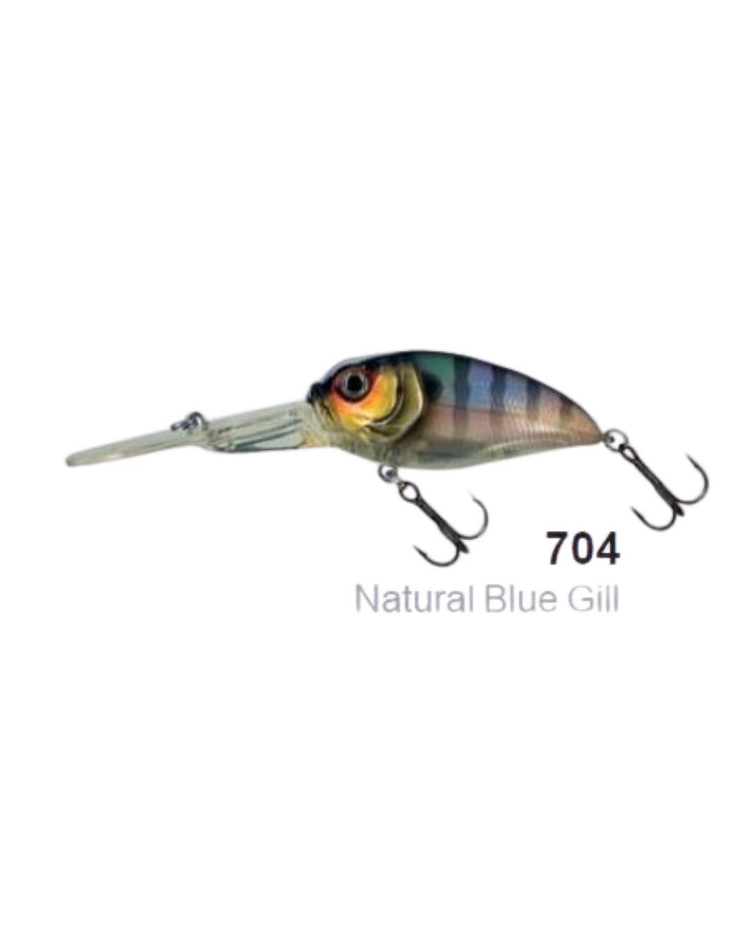 Molix Sculpo Xd Extra Deep Rattlin 2.5 Inch Lure [cl:#704 - Natural Blue Gill]