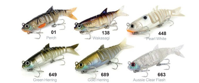 Molix Swim Shad 90 Soft Plastic Swimbait Lure [cl:#01 Perch]