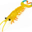 Molix Twin Tail Prawn 5 Inch Soft Plastic Lure [cl:#743 Banana Prawn]