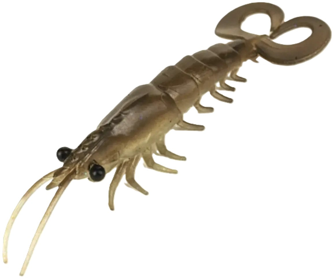 Molix Twin Tail Prawn 5 Inch Soft Plastic Lure [cl:#747 Wakasagi]