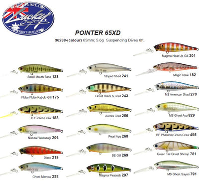 Lucky Craft Pointer 65xd Jerkbait Lure [cl:natural Wakasagi]