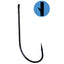 Gamakatsu Black Worm Hook [sz:6]