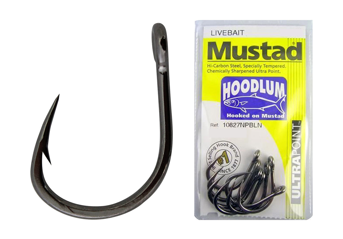 39951npbln Hoodlum Mustad Pre Pack Hooks [sz:10/0]