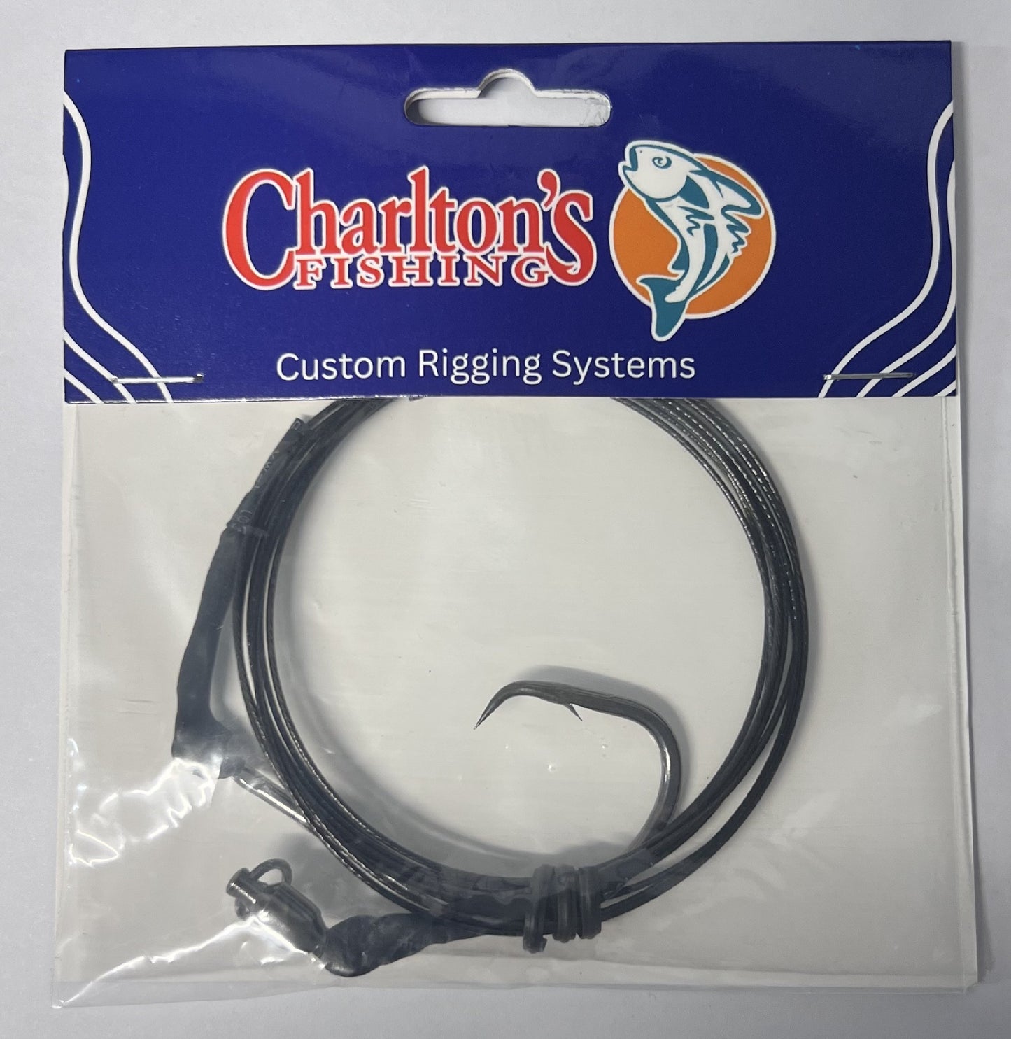 Charltons Single Hook 150lb Wire Trace Mutsu Circle 10/0 Hook 