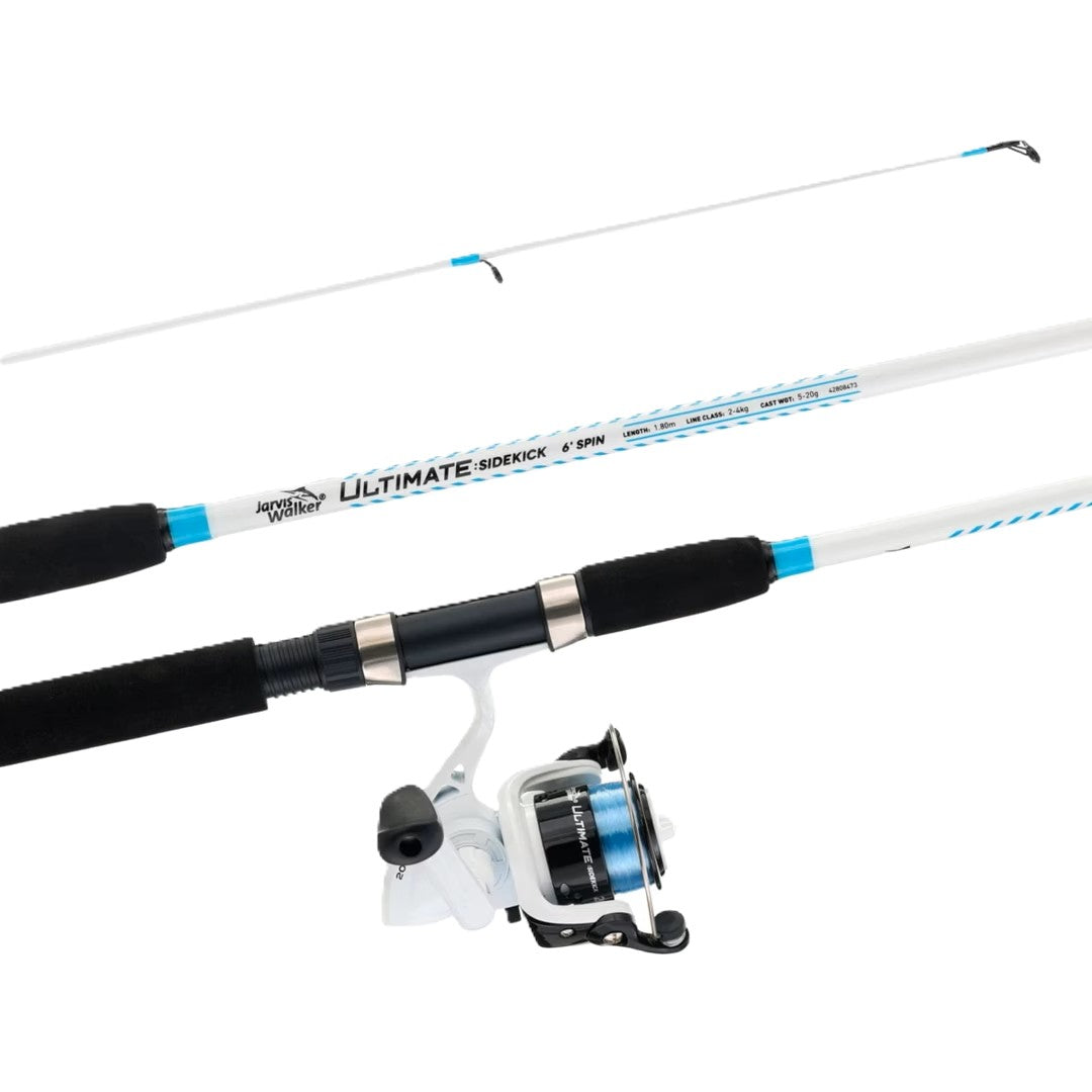 Jarvis Walker Ultimate Sidekick 6ft Junior Spin Combo