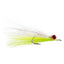 Clouser Minnow Size 1 Fly [cl:chartreuse / White]
