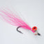Clouser Minnow Size 1 Fly [cl:pink / White]