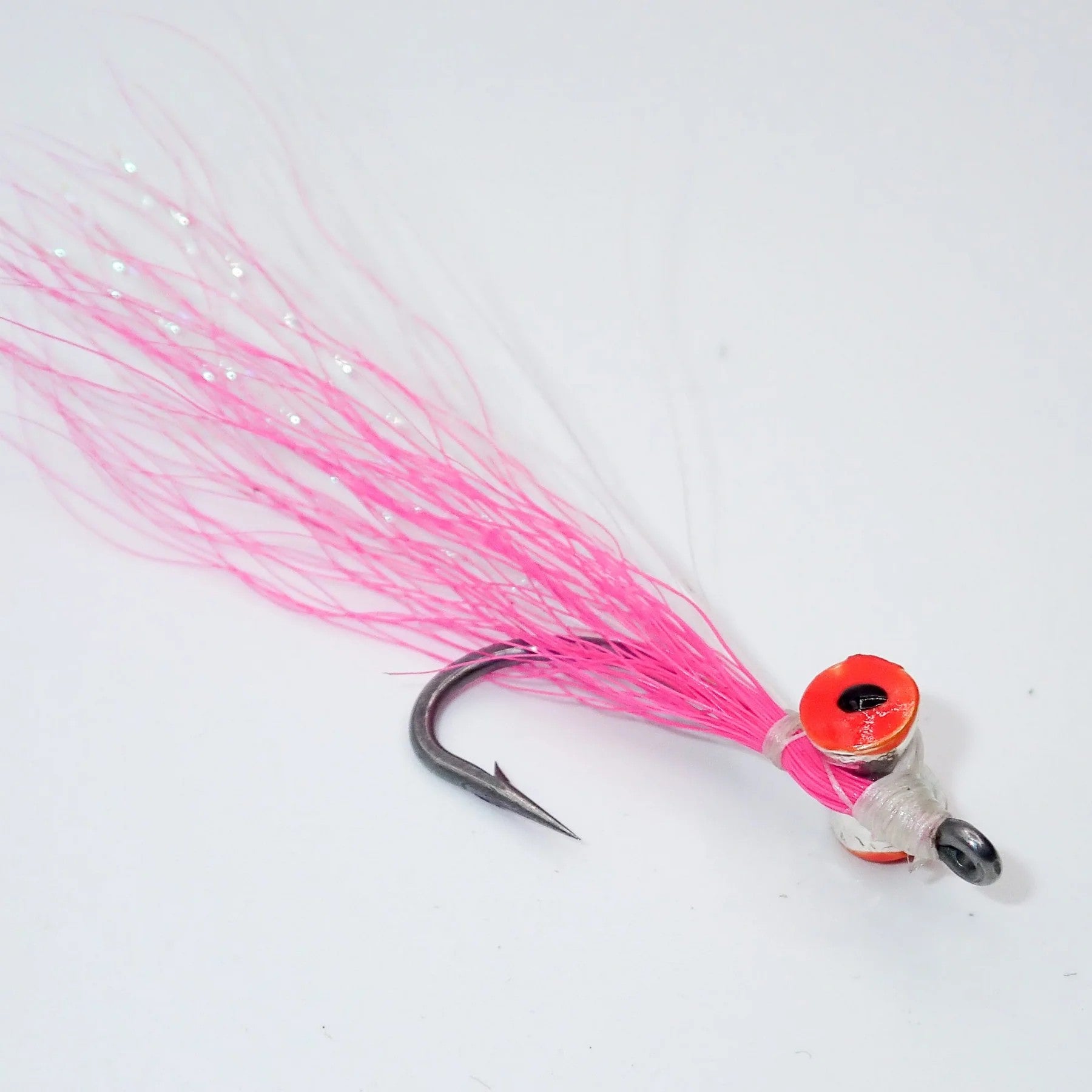 Clouser Minnow Size 1 Fly [cl:pink / White]