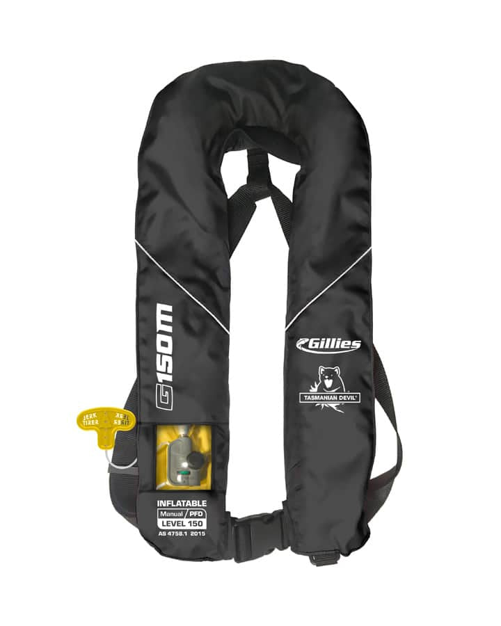 Tassie Devil Auto Inflatable Life Jacket Level 150 As4758.1 2015 Adult
