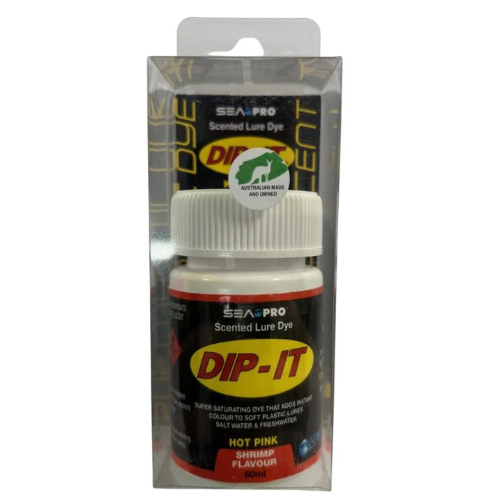 Sea Pro Dip-it Scented Lure Dye Shrimp Flavour [cl:hot Pink]
