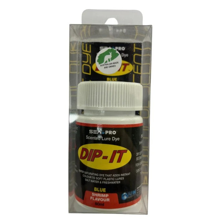 Sea Pro Dip-it Scented Lure Dye Shrimp Flavour [cl:blue]