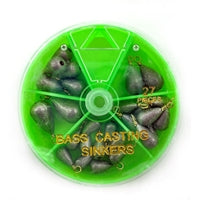 Sinker Bass Casting Assorted 27 Pcs [sz:asstd Sizes]