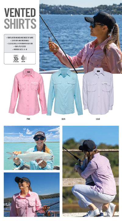 Shimano Ladies Vented Shirt Lilac [sz:ladies 8]