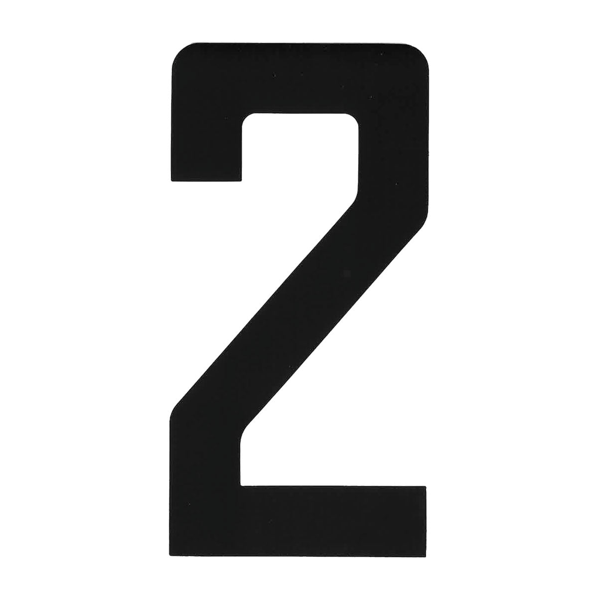 Boat Rego Number 200mm (8 Inch) Black Pair [mdl:2]