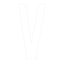 Boat Rego Letter 200mm (8 Inch) White Pair [mdl:v]