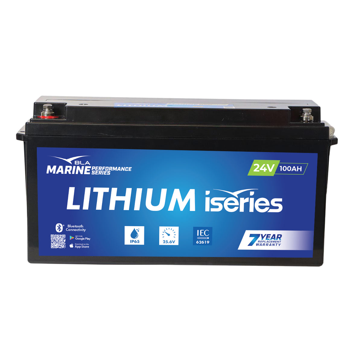 Bla Marine Performance I Series Lithium Batteries [mdl:24v 100amp]