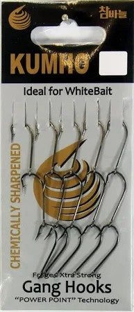 Kumho Xtra Strong Gang Hooks 5pk [sz:#4 - 3hook Rig]