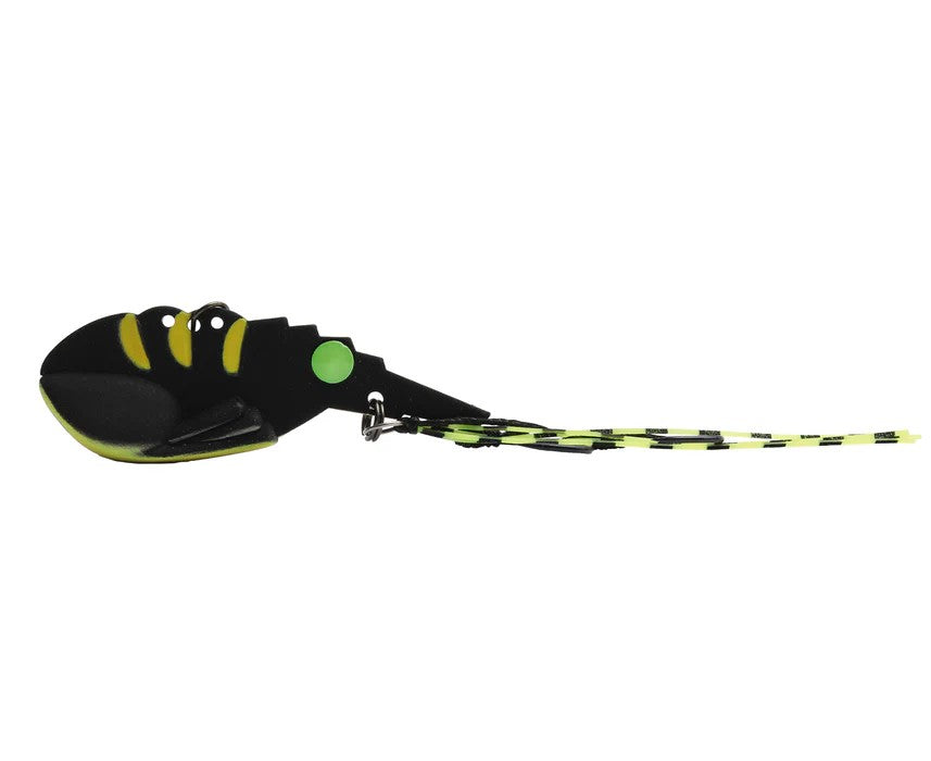 Tt Switchprawn 50mm Metal Vibe Lure [cl:blacktreuse]