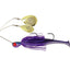 Tt Fishing Tornado + Twin Spin Rigged 3/4oz Spinnerbait [cl:purple Demon]