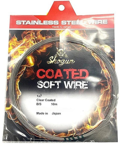 Shogun Clear Coated 1x7 Soft Wire 10m [sz:20lb]