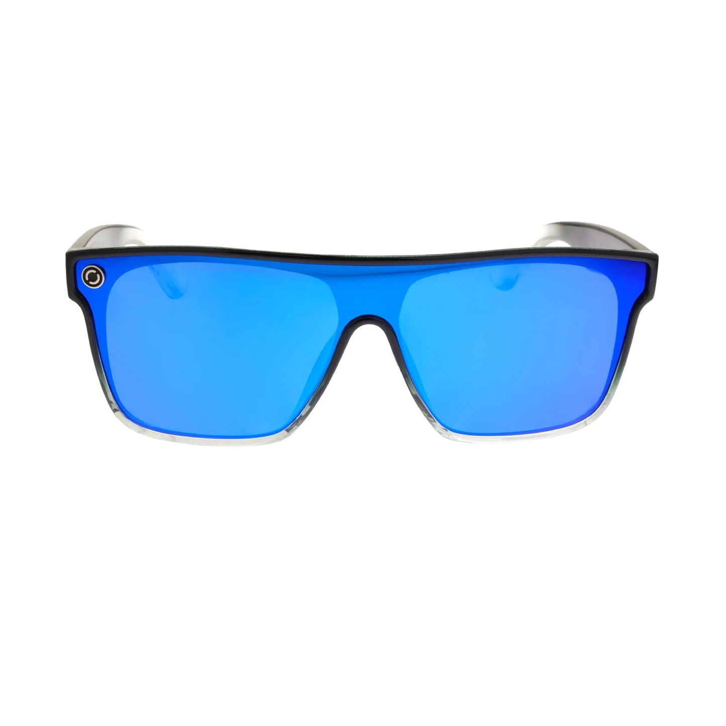 Oxide Polarised Galaxy Sunglasses [cl:black/clear - Blue Mirror]