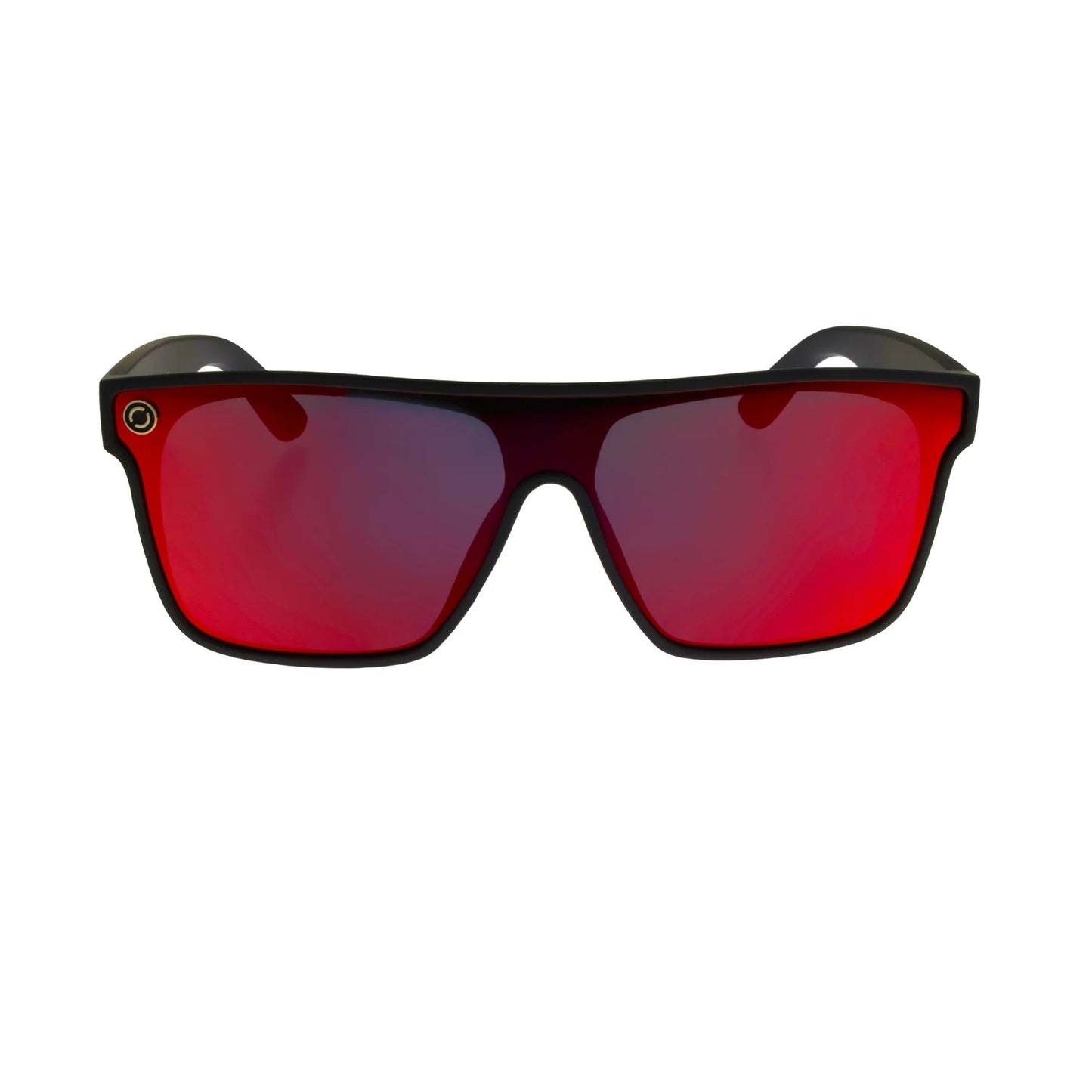 Oxide Polarised Galaxy Sunglasses [cl:matte Black - Red Mirror]