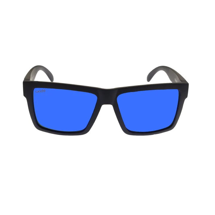 Oxide Polarised Cosmos Sunglasses [cl:matte Black - Blue Mirror]