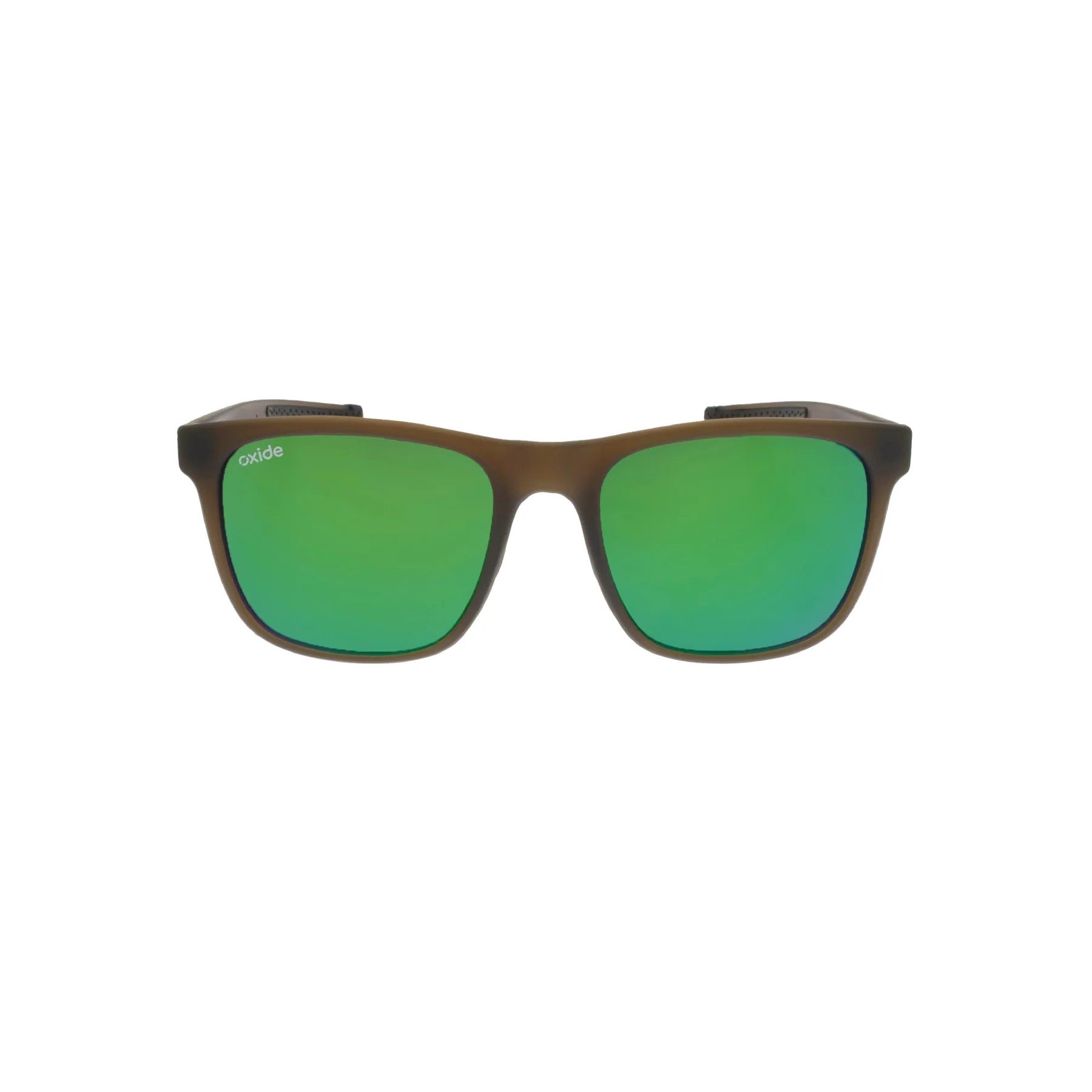 Oxide Polarised Solaris Sunglasses [cl:matt Black - Green Mirror]