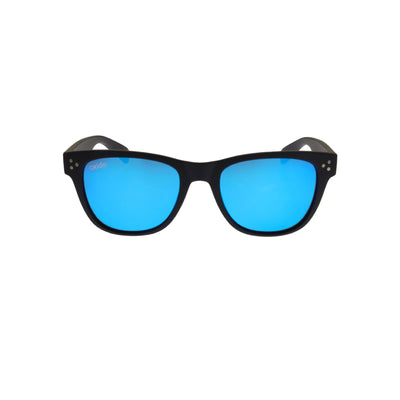 Oxide Polarised Horizon Sunglasses [cl:matte Black - Blue Mirror]
