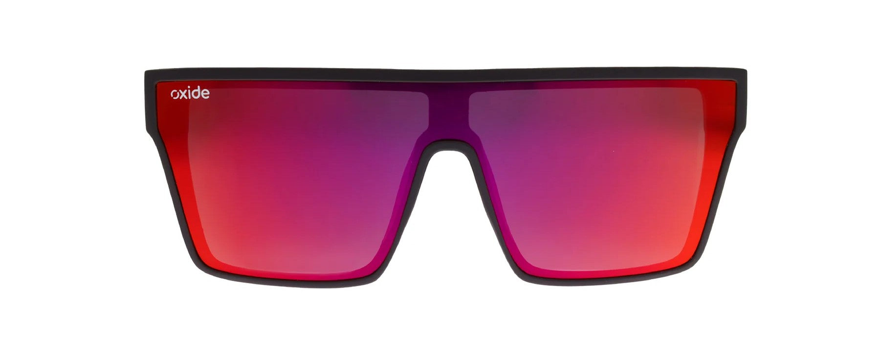 Oxide Polarised Nova Sunglasses [cl:matt Black - Red Mirror]