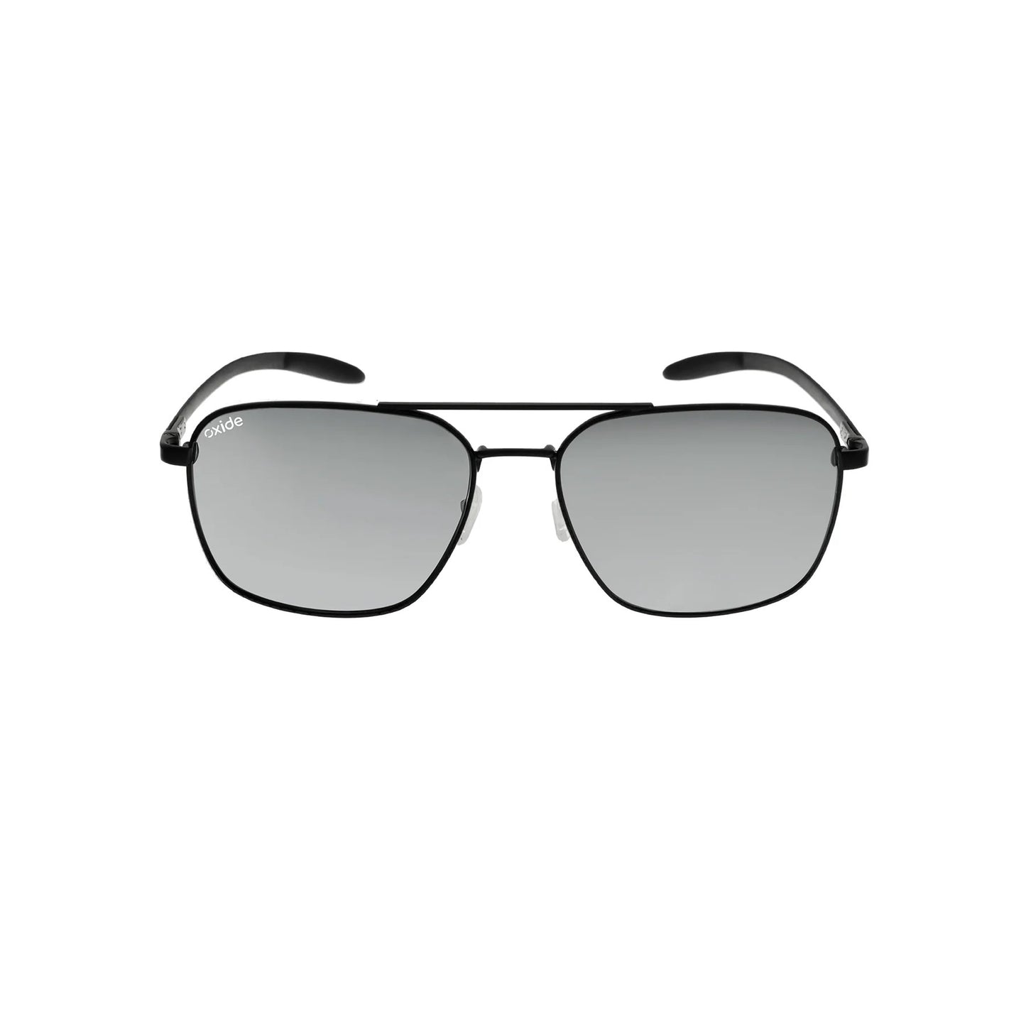Oxide Polarised Mercury Sunglasses [cl:black Metal - Silver Mirr]