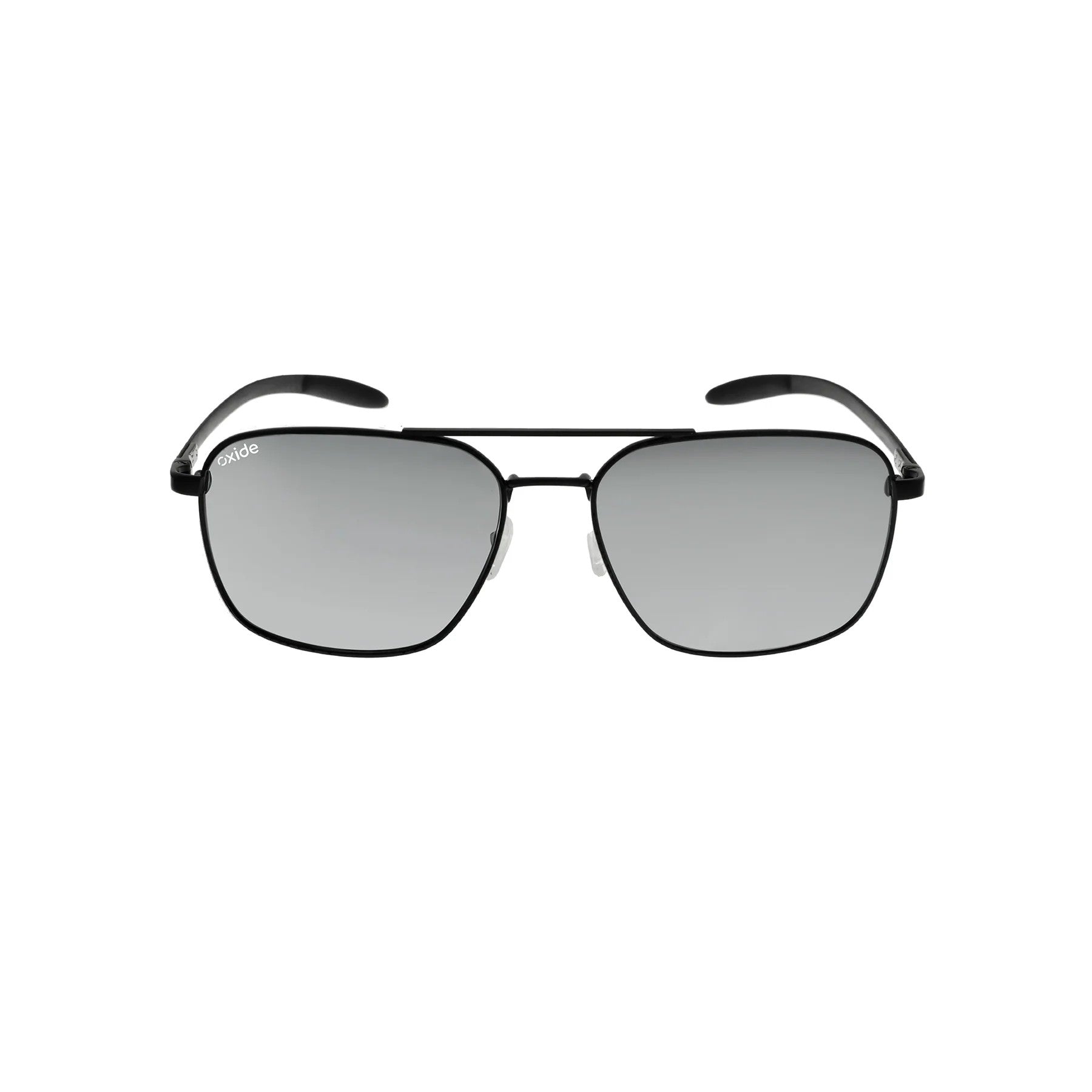 Oxide Polarised Mercury Sunglasses [cl:black Metal - Silver Mirr]
